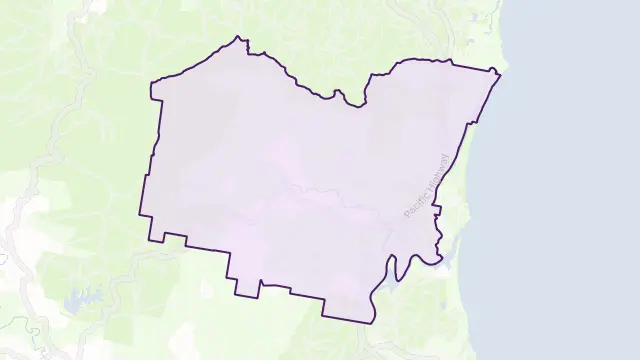 Valla Area Boundary Map