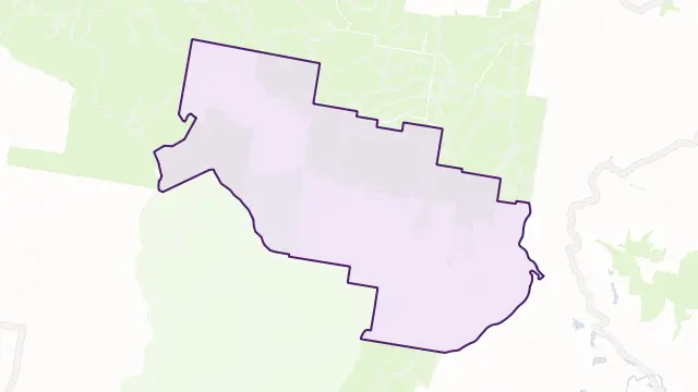 Waitui Area Boundary Map