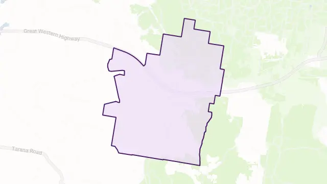Walang Area Boundary Map