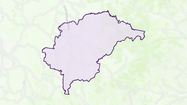 Walcha Area Boundary Map