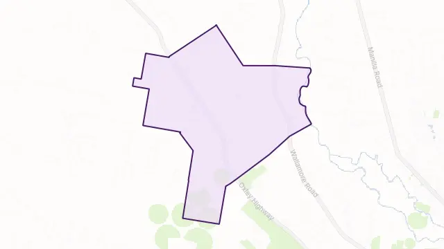 Wallamore Area Boundary Map
