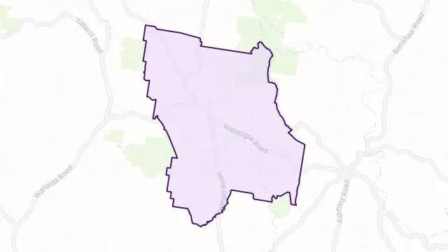 Wallangra Area Boundary Map