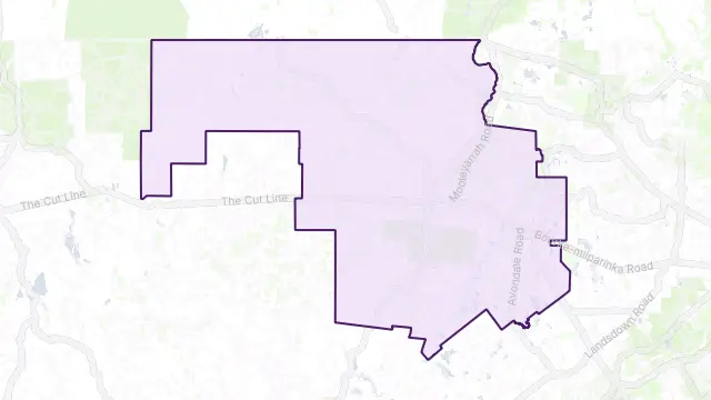 Wanaaring Area Boundary Map