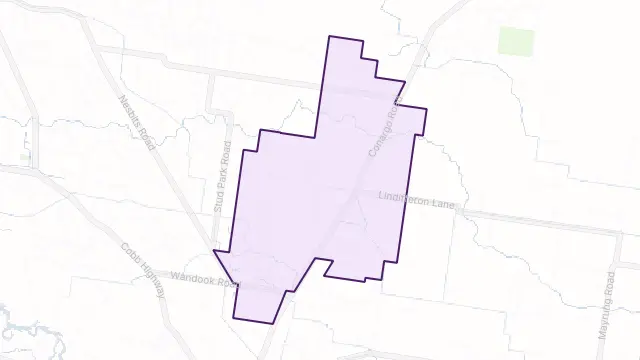 Wandook Area Boundary Map