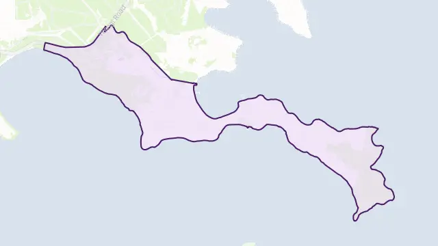 Wangi Wangi Area Boundary Map