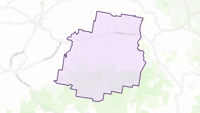 Wantagong Area Boundary Map