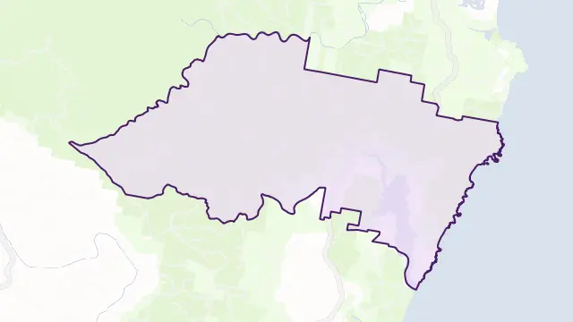 Wapengo Area Boundary Map