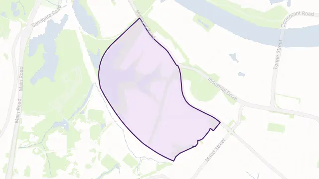 Warabrook Area Boundary Map