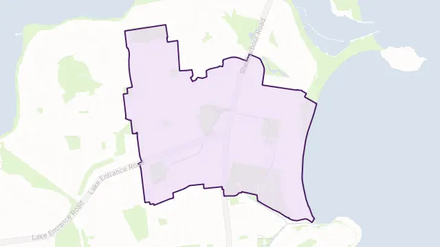 Warilla Area Boundary Map