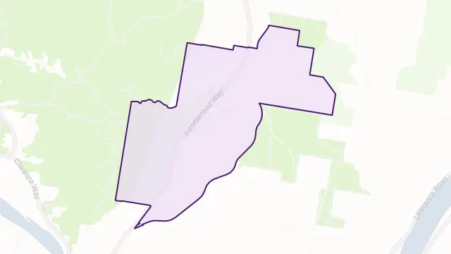 Warragai Creek Area Boundary Map