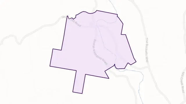 Washpool Area Boundary Map