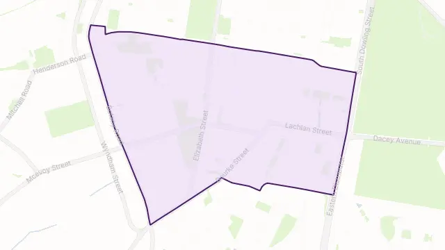 Waterloo Area Boundary Map