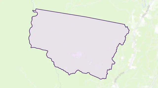 Wattle Ridge Area Boundary Map