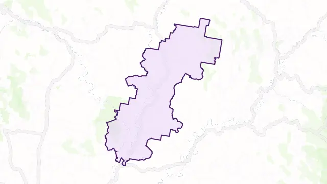Waverly Area Boundary Map