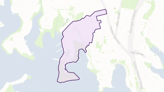 Waverton Area Boundary Map
