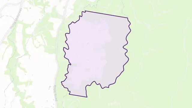Wedderburn Area Boundary Map