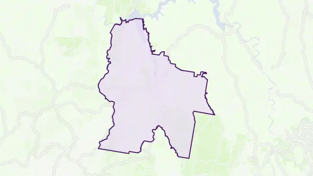Wee Jasper Area Boundary Map