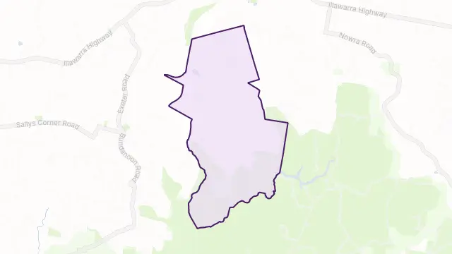 Werai Area Boundary Map