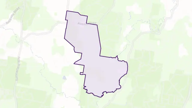 West Bungawalbin Area Boundary Map