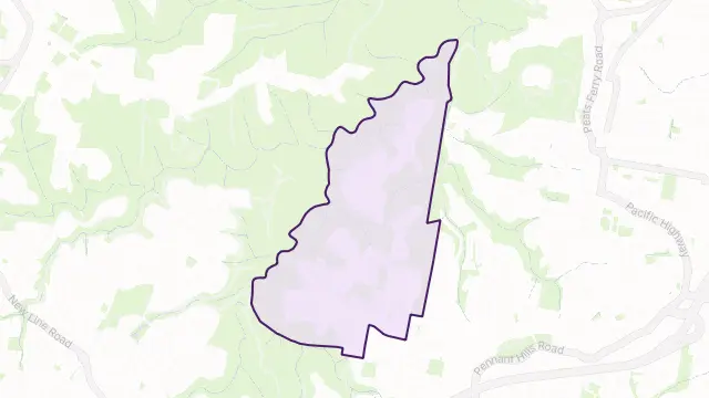 Westleigh Area Boundary Map