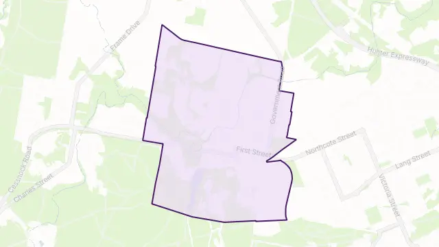 Weston Area Boundary Map