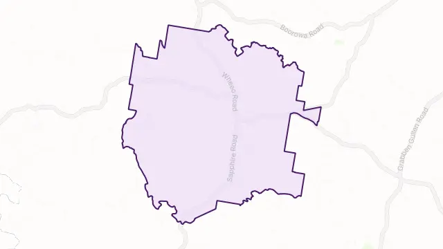 Wheeo Area Boundary Map