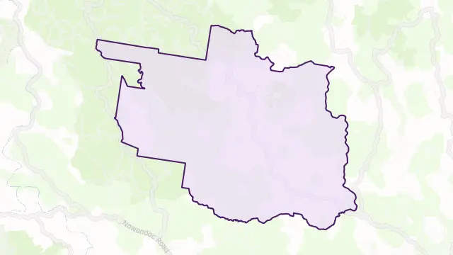 Wherrol Flat Area Boundary Map