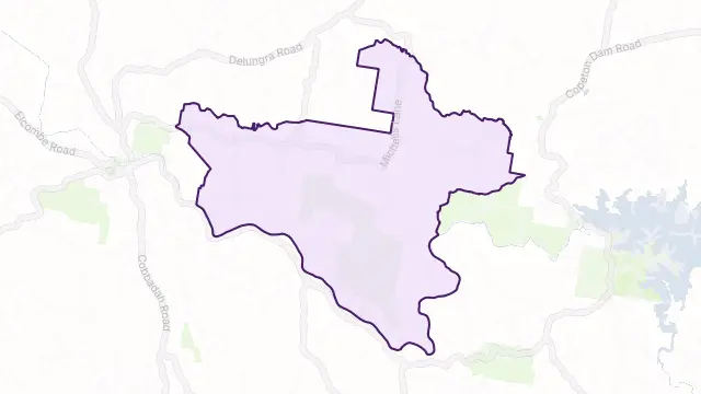 Whitlow Area Boundary Map