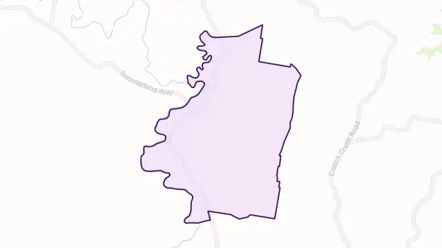 Wiangaree Area Boundary Map
