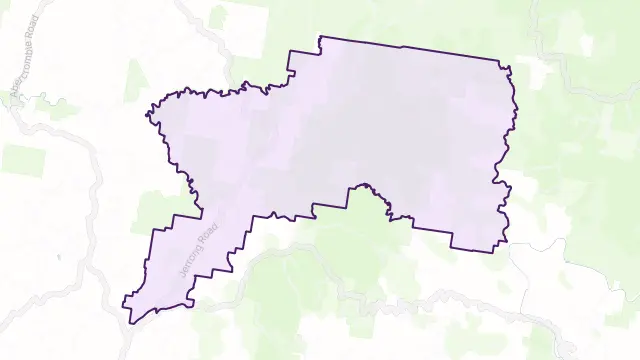Wiarborough Area Boundary Map