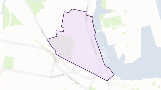 Wickham Area Boundary Map