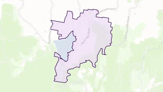 Wildes Meadow Area Boundary Map