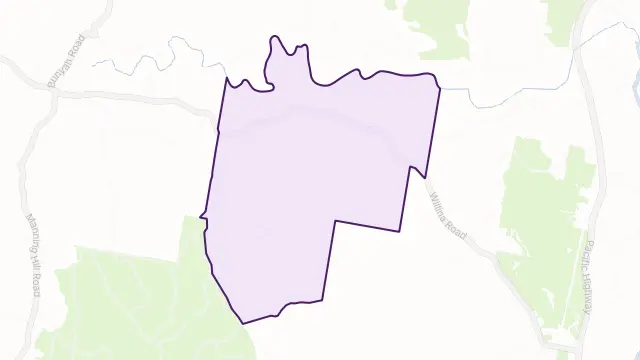 Willina Area Boundary Map