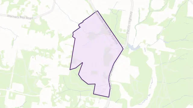 Windale Area Boundary Map