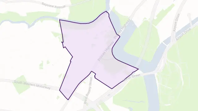 Wolli Creek Area Boundary Map
