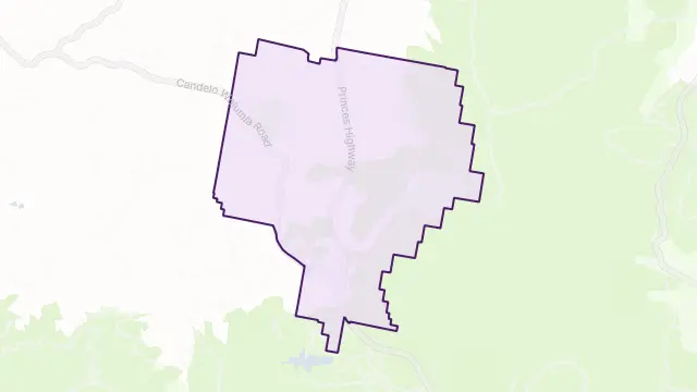 Wolumla Area Boundary Map