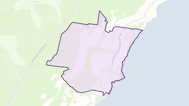 Wombarra Area Boundary Map