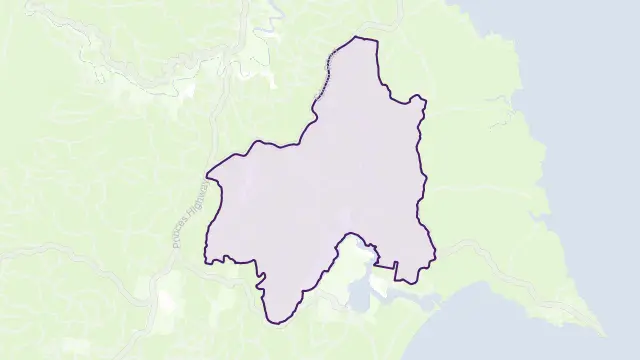 Wonboyn North Area Boundary Map