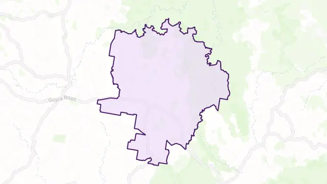 Wongwibinda Area Boundary Map