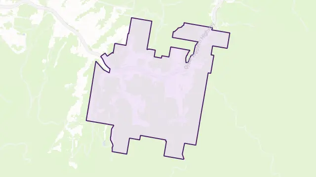 Woodford Area Boundary Map