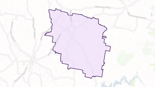 Woodstock Area Boundary Map