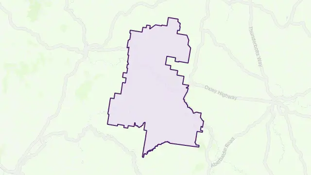 Woolbrook Area Boundary Map