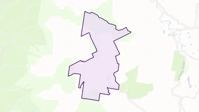 Woolners Arm Area Boundary Map