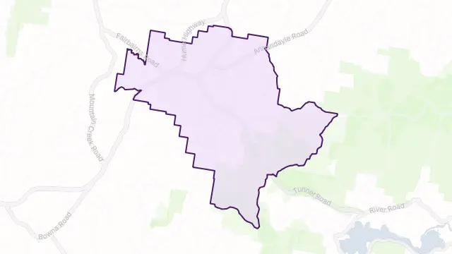 Woomargama Area Boundary Map