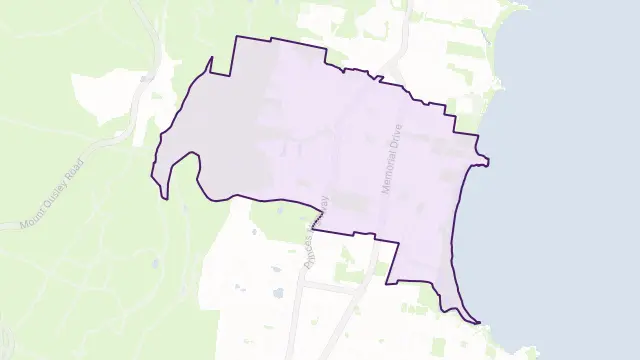 Woonona Area Boundary Map