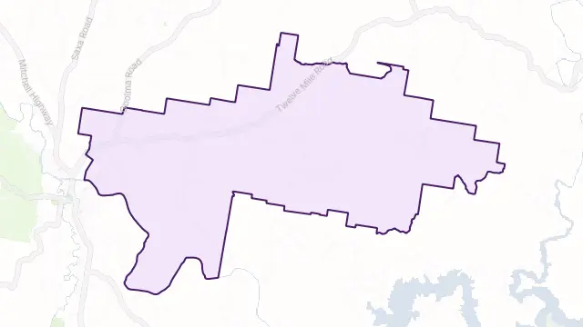 Wuuluman Area Boundary Map