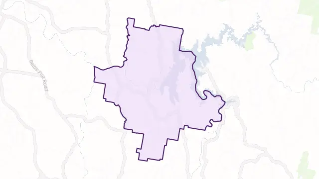 Wyangala Area Boundary Map