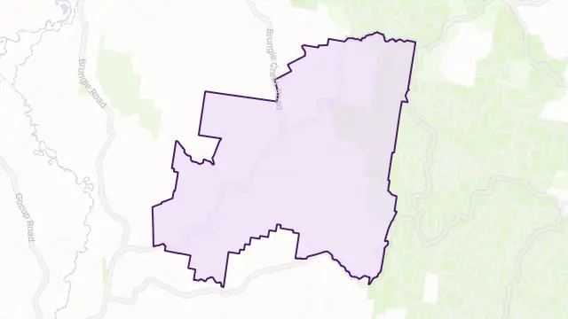 Wyangle Area Boundary Map