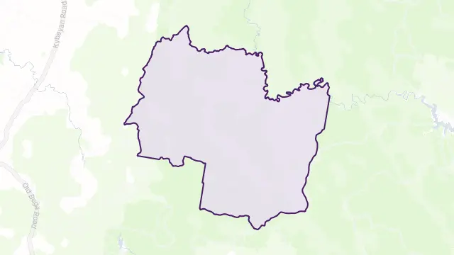 Yankees Creek Area Boundary Map