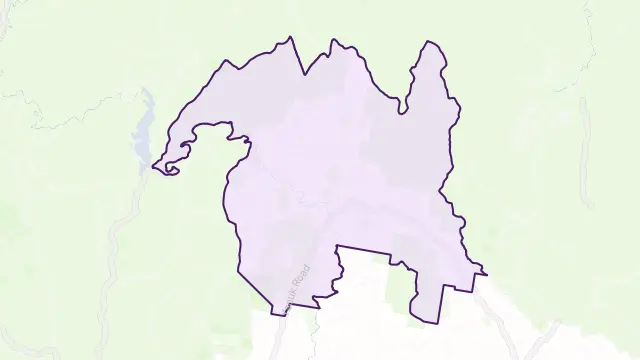 Yaouk Area Boundary Map